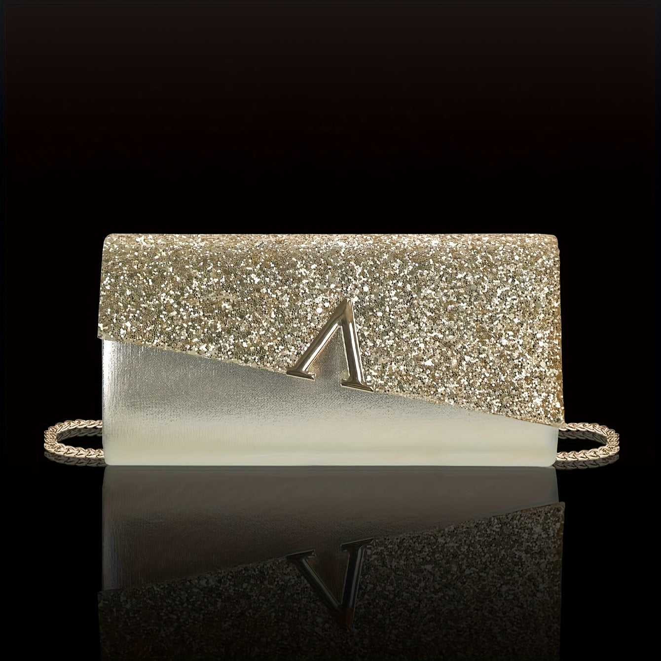 Blue & Gold Luxury Jewellery & Clutch Set – Necklace, Earrings, Bracelet & Evening Bag
